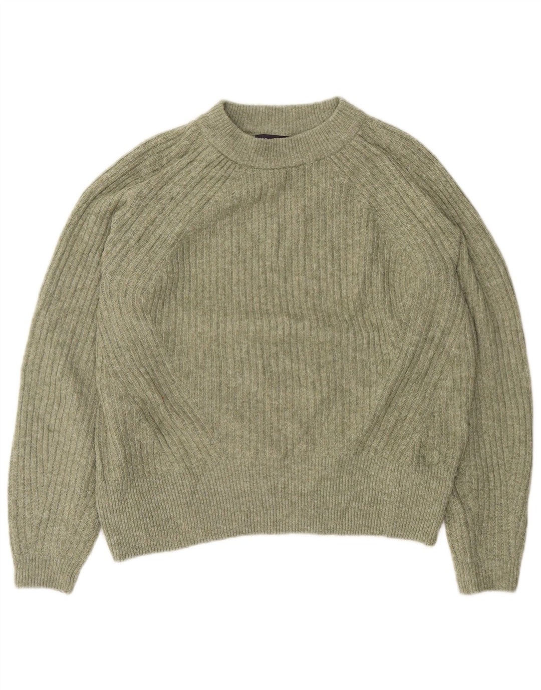 Maglione maglione a collo alto da donna Marks & Spencer UK 14 Verde medio