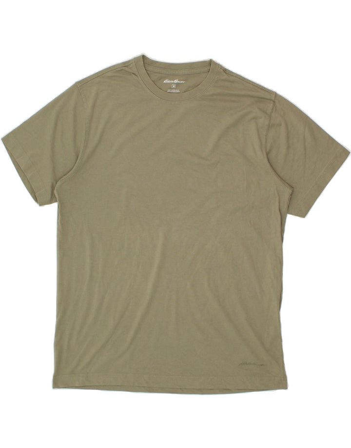 EDDIE BAUER Mens T-Shirt Top Medium Green Cotton Vintage Eddie Bauer and Second-Hand Eddie Bauer from Messina Hembry 