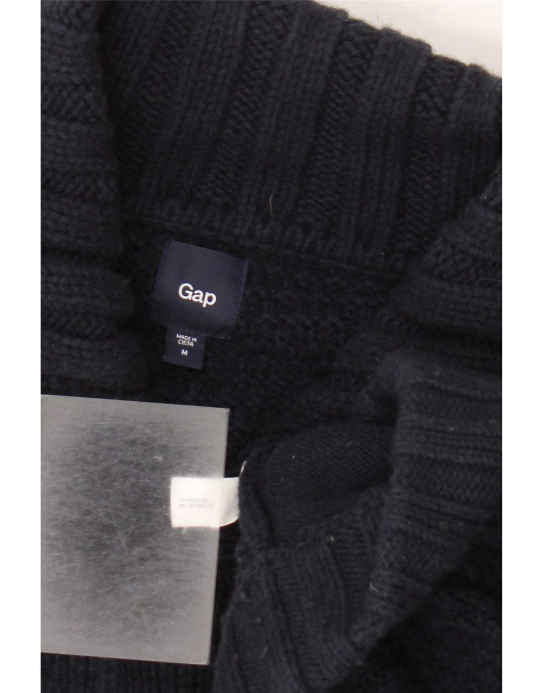 Maglione cardigan da uomo Gap lana media blu navy