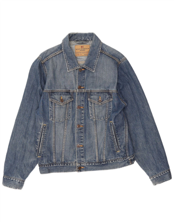 Giacca di jeans da uomo Marks & Spencer UK 38 Cotone blu medio