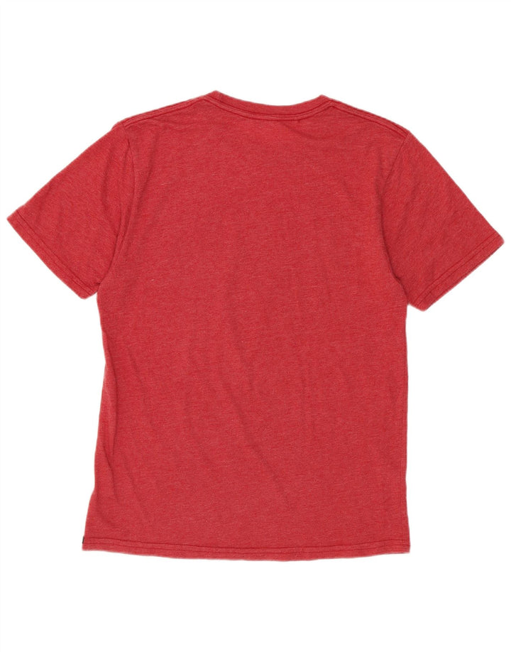 Volcom T-shirt grafica da donna Modern Fit Top UK 12 Medio Rosso Cotone
