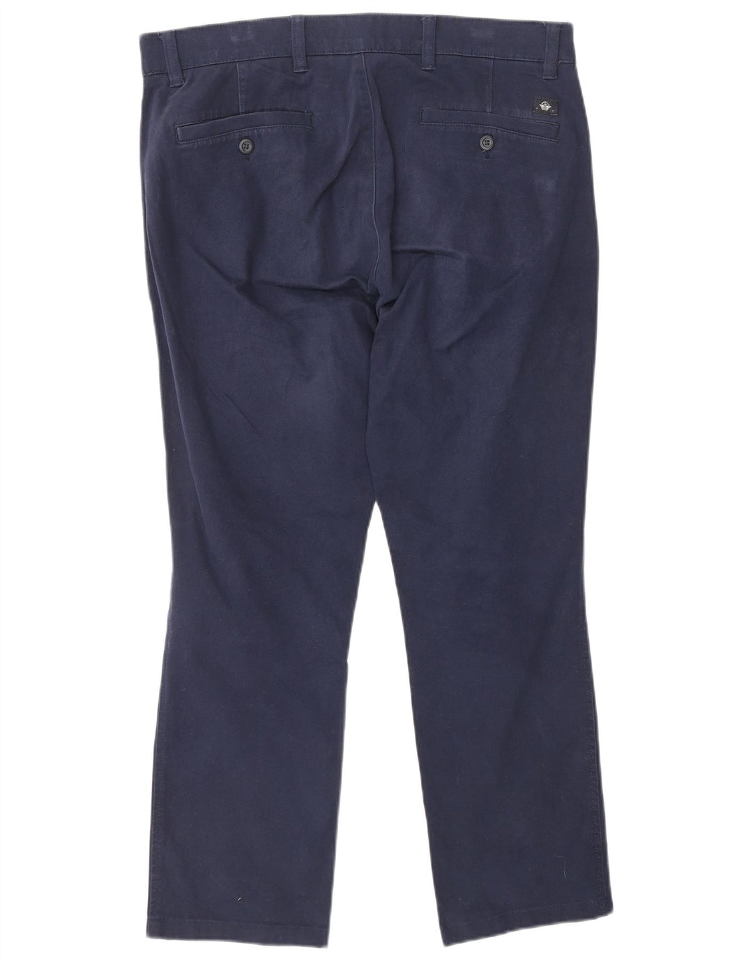 DOCKERS Pantaloni skinny cropped da uomo W32 L25 cotone blu navy