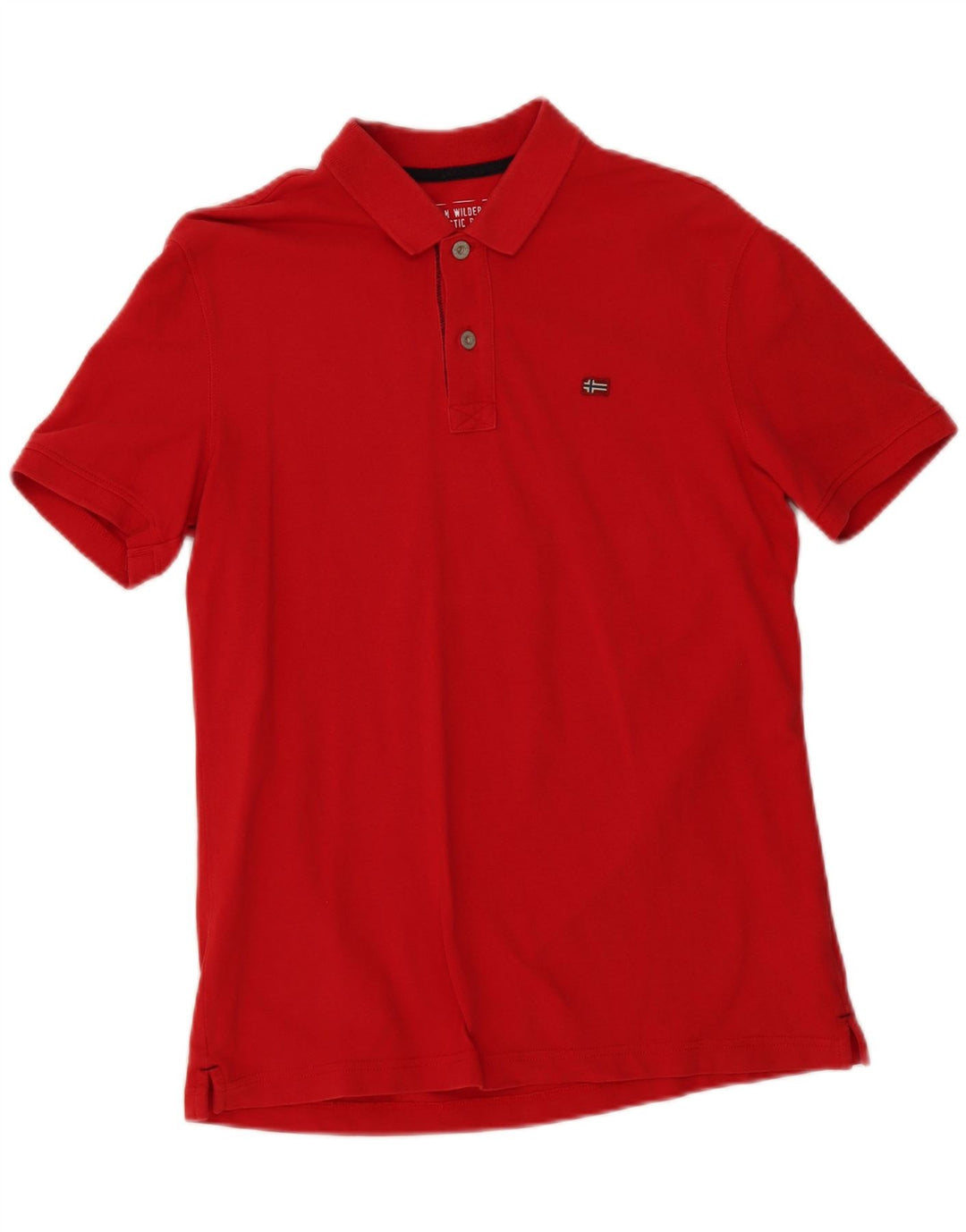 NAPAPIJRI Mens Polo Shirt Large Red Cotton Vintage Napapijri and Second-Hand Napapijri from Messina Hembry 