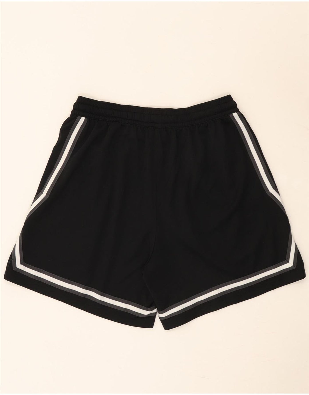 Pantaloncini sportivi Nike Brooklyn Nets da uomo, larghi, a righe nere
