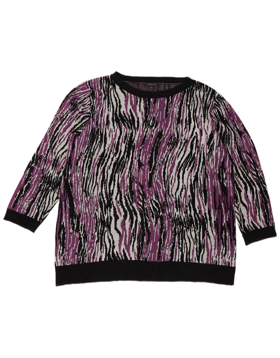 Maglione maglione girocollo da donna Florela Rubino UK 14 medio multicolore