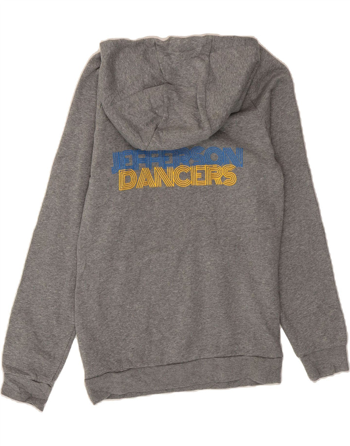 JORDAN Mens Graphic Hoodie Jumper Small Grey Cotton Vintage Jordan and Second-Hand Jordan from Messina Hembry 