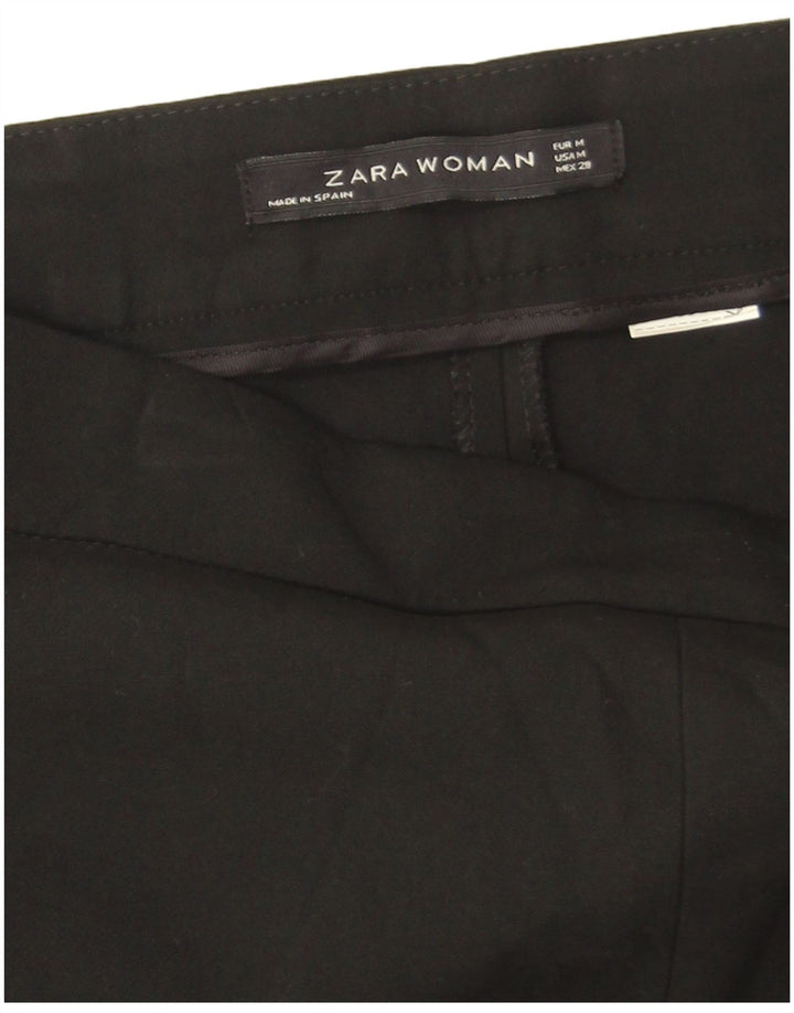 Pantaloni corti dritti da donna Zara medi W28 L25 neri