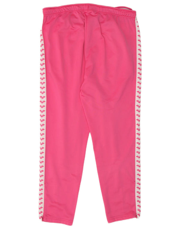 ARENA Pantaloni da tuta con grafica da donna UK 14 Colore rosa medio