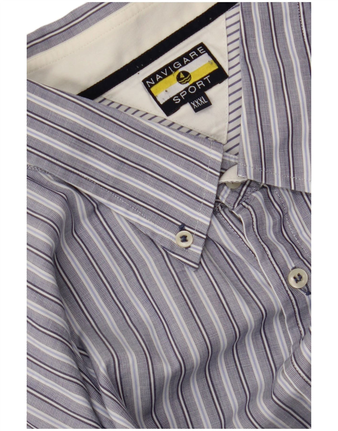 Camicia da uomo Navigare 3XL a righe blu