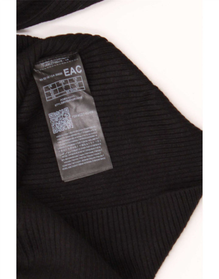 Guess Top da donna con spalle scoperte UK 12 Medium Black Rayon