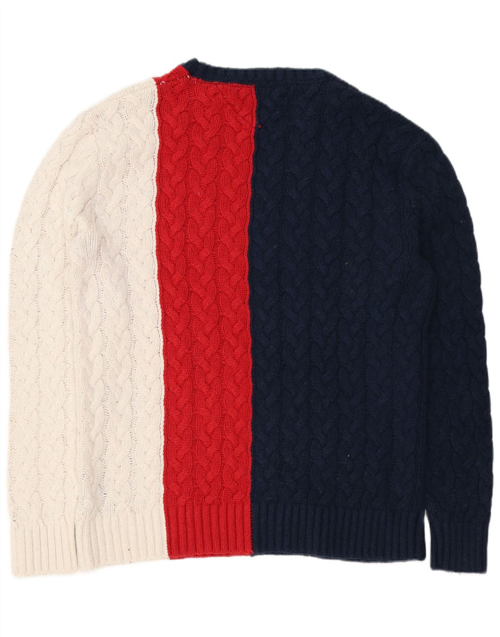 Maglione maglione con scollo a barca da uomo Tommy Hilfiger medio multicolore