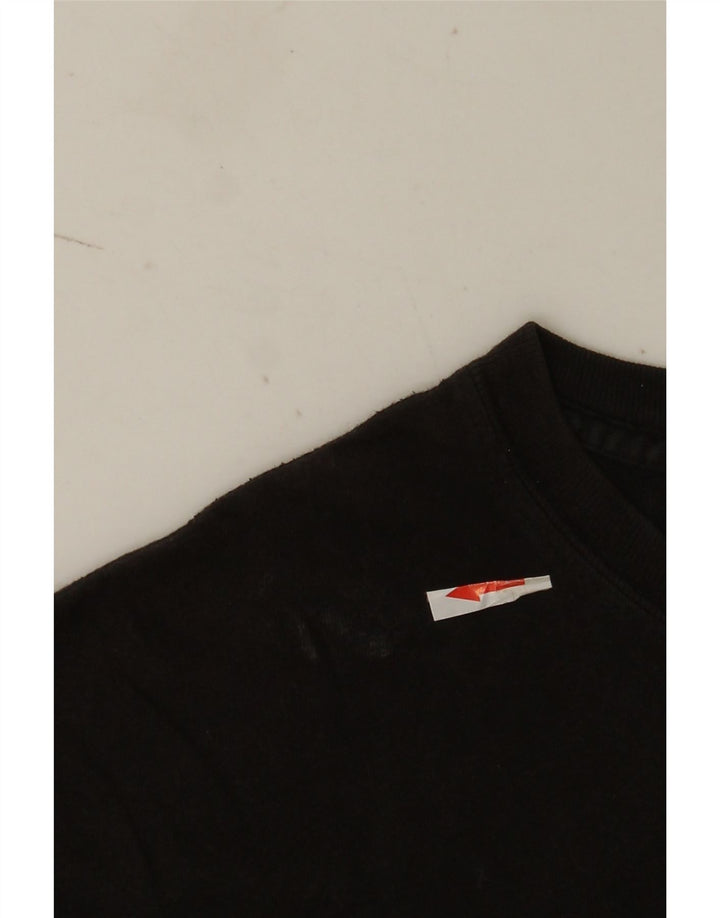 T-shirt da uomo Tommy Hilfiger Top grande in cotone nero