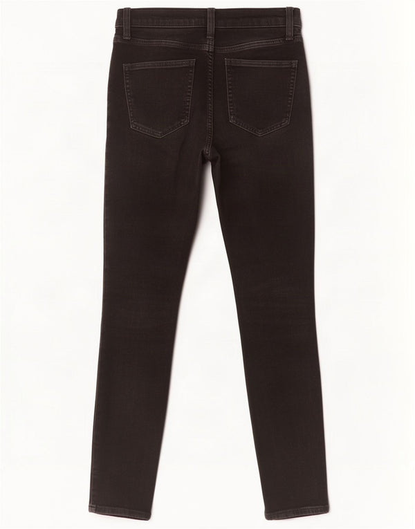 Gap Womens Mid Rise Skinny Jeans US 4 Small W27 L28 Black Cotton