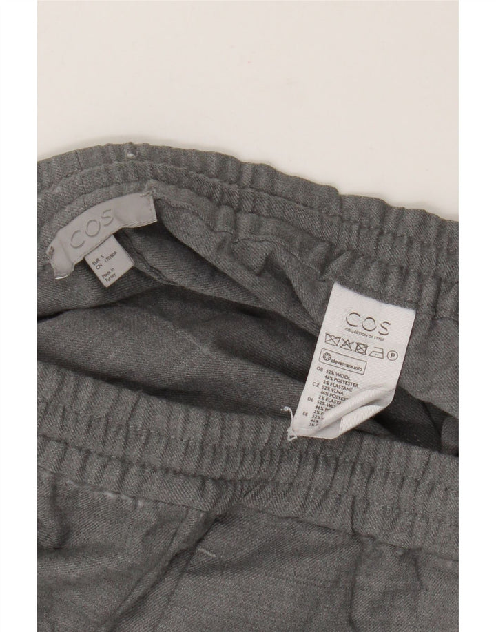 Pantaloni cargo da jogging da uomo Cos piccoli W29 L27 in lana grigia