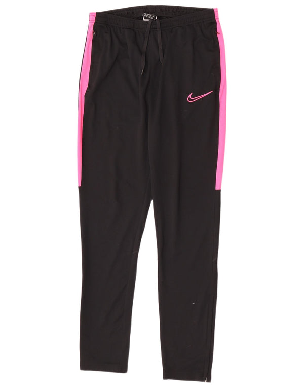 Pantaloni da tuta Nike Dri Fit da donna UK 14 Medium Black Colourblock