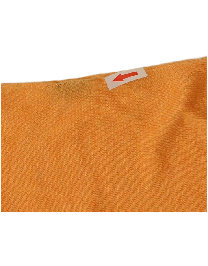Maglione maglione con scollo a barca da donna Zara UK 14 arancione medio