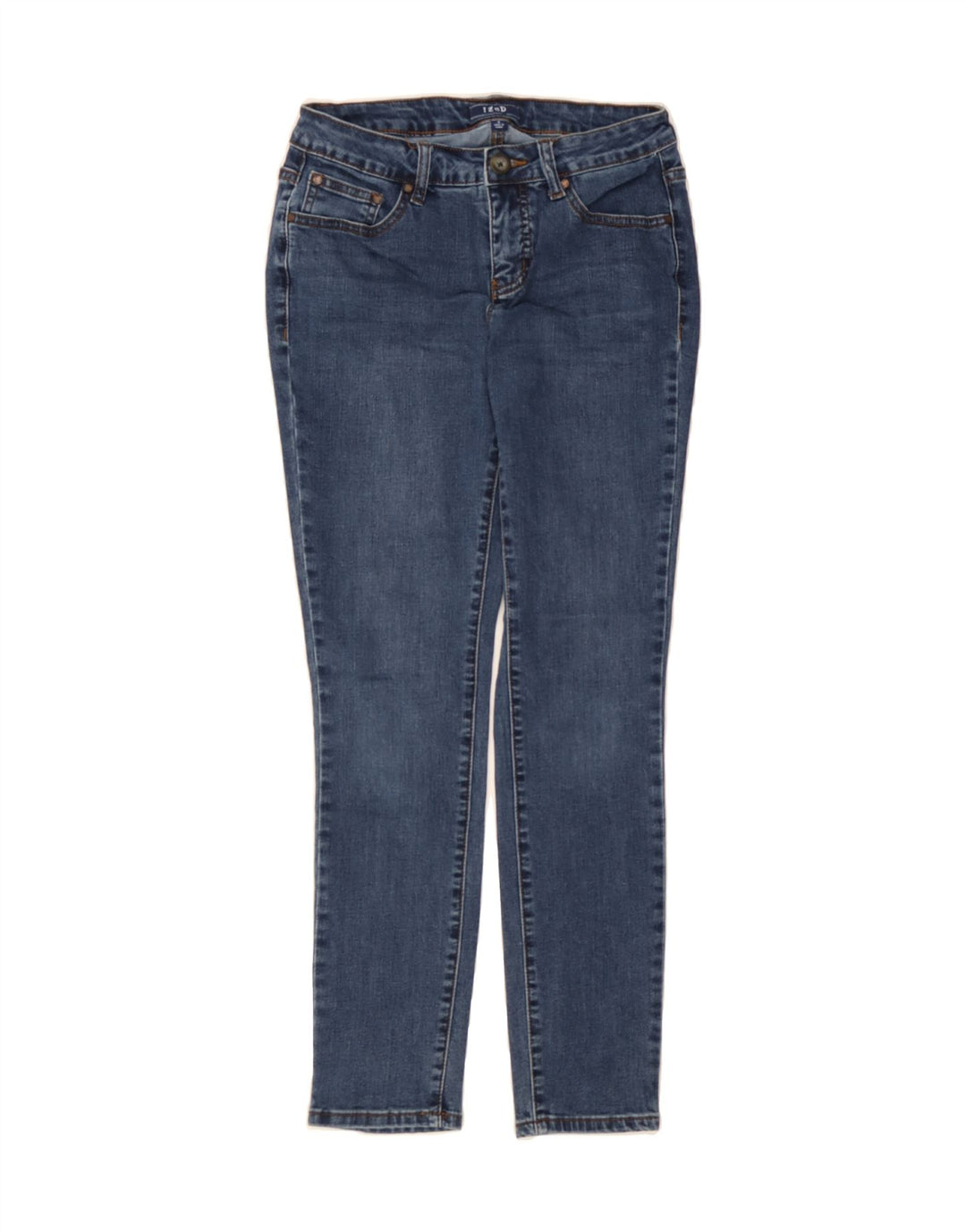 IZOD Womens Skinny Jeans US 4 Small Blue Cotton Vintage Izod and Second-Hand Izod from Messina Hembry 