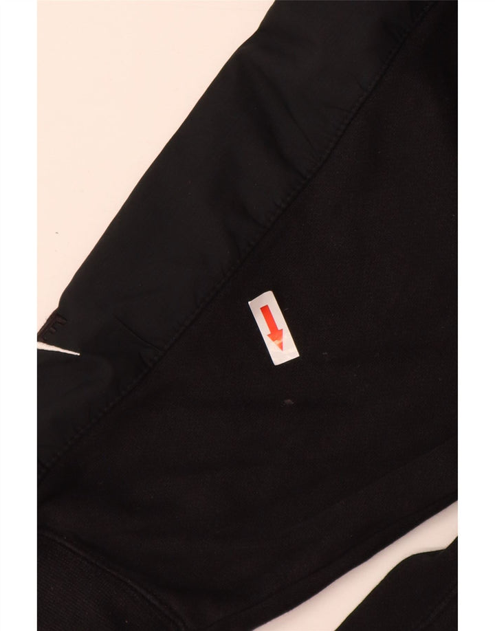 Felpa con cappuccio e zip da uomo Nike 2XL cotone nero