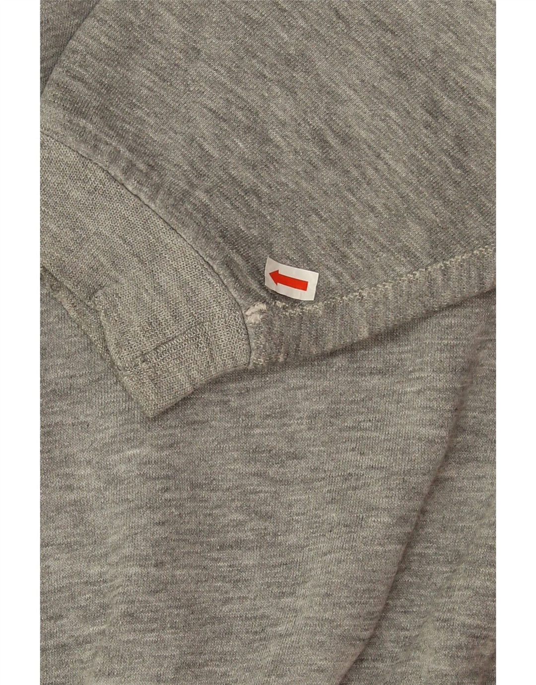 Felpa da uomo vintage maglione grande grigio