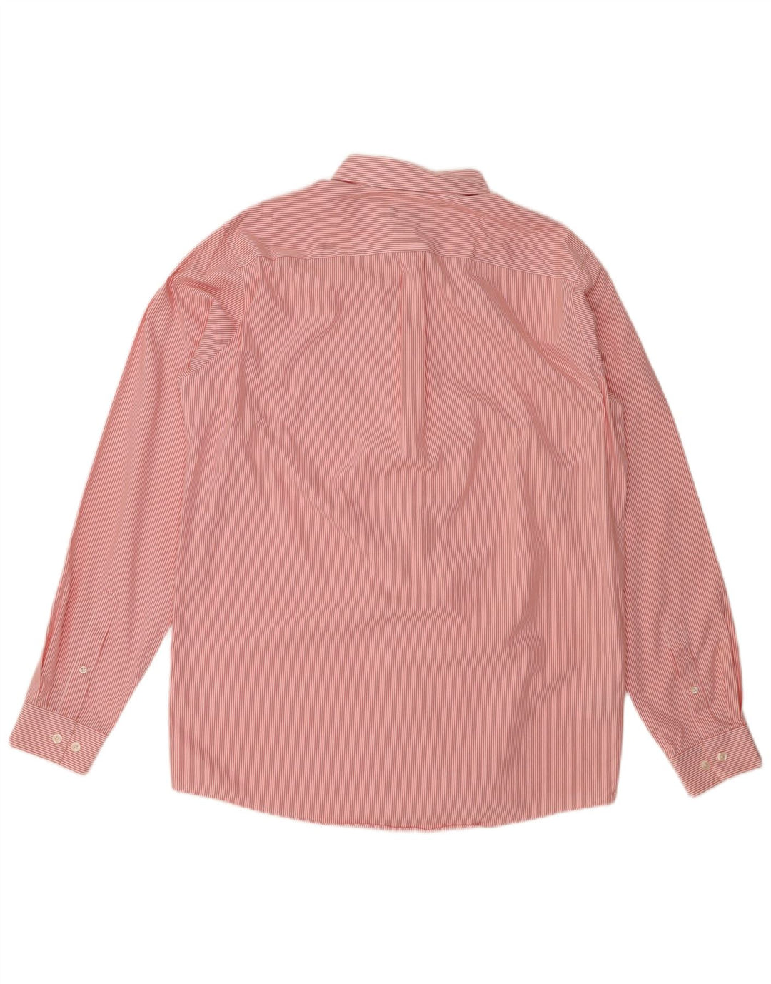 Eddie Bauer Camicia da uomo alta dalla vestibilità rilassata, grande cotone gessato rosso