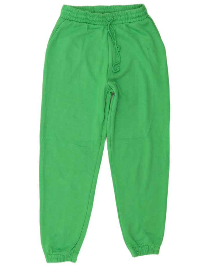 Pantaloni da tuta da donna Zara Joggers UK 10 Small Verde Poliestere