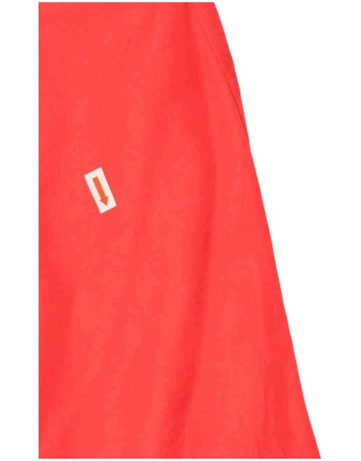 Minigonna asimmetrica da donna Zara media W28 rossa in viscosa