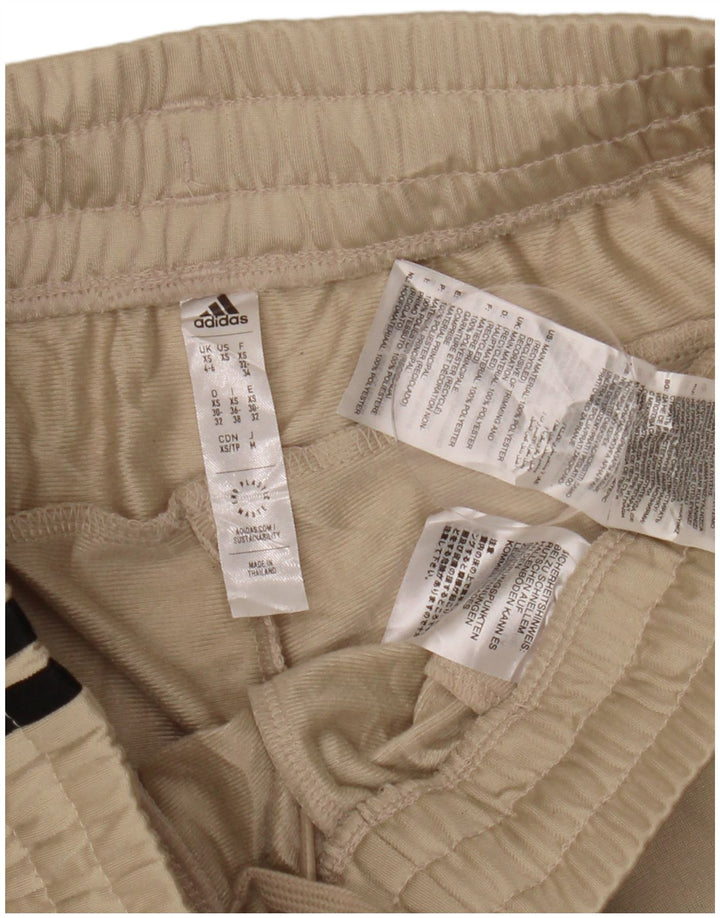Pantaloni da tuta da donna ADIDAS UK 4/6 XS Poliestere beige
