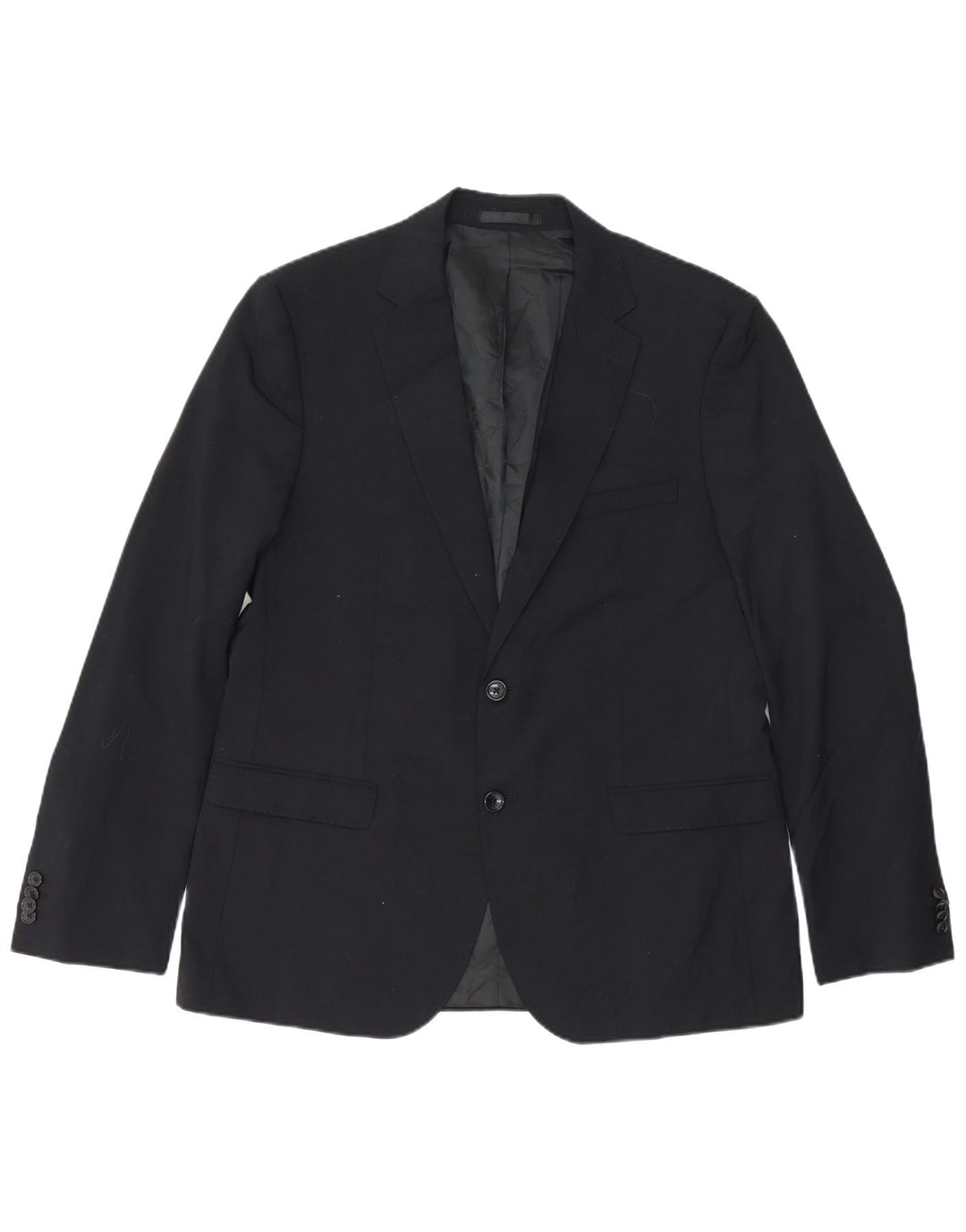 Giacca blazer slim fit da uomo a 2 bottoni French Connection UK 44 2XL Blu navy
