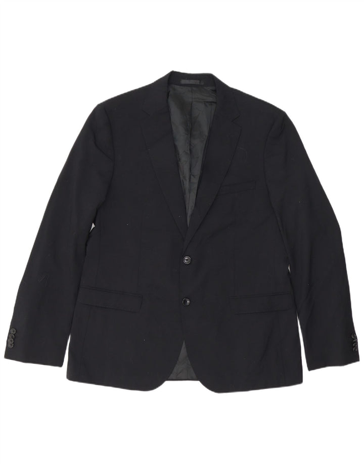 Giacca blazer slim fit da uomo a 2 bottoni French Connection UK 44 2XL Blu navy