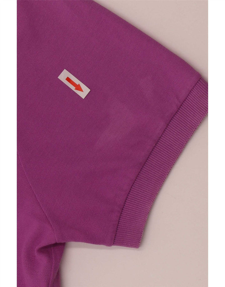 Polo da uomo Lacoste taglia 7 2XL cotone viola
