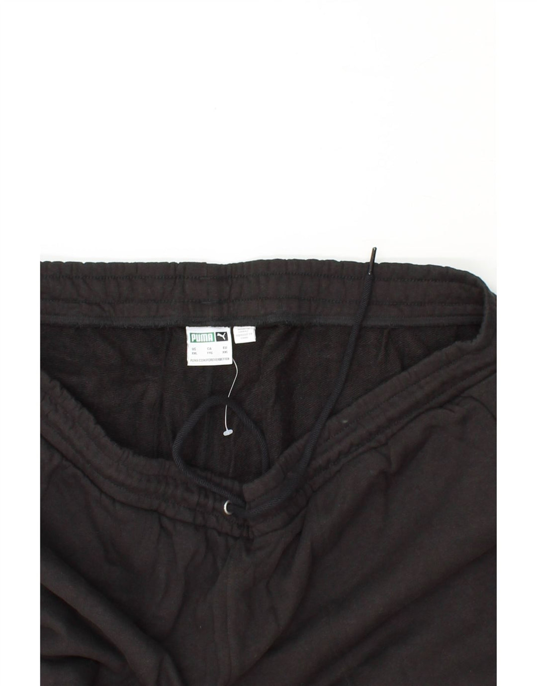PUMA Mens Sport Shorts 2XL Black Cotton Vintage Puma and Second-Hand Puma from Messina Hembry 
