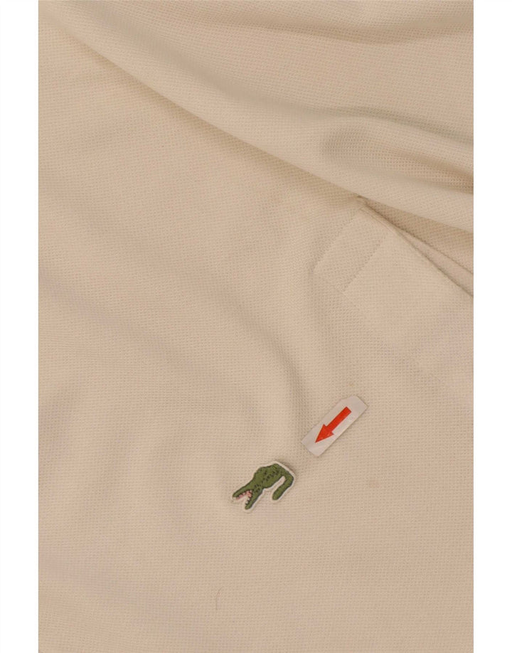 Polo da uomo Lacoste taglia 6 XL bianca