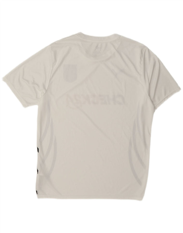 Puma T-shirt grafica da uomo Deutshland Top grande bianco in poliestere