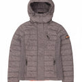 Giacca imbottita con cappuccio da donna Superdry UK 8 XS poliestere color block grigio