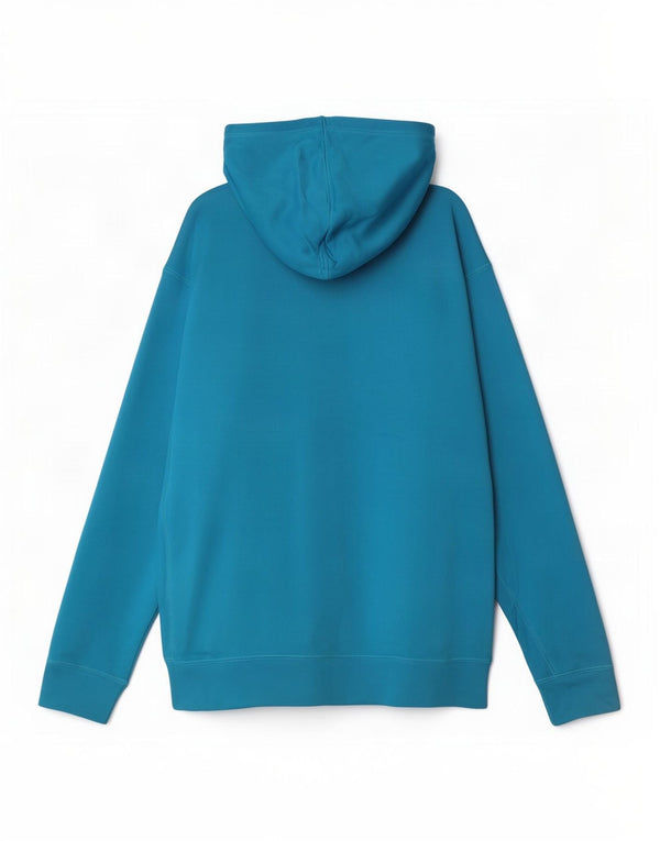 Felpa con cappuccio grafica Nike Therma-Fit da donna UK 18 XL poliestere blu