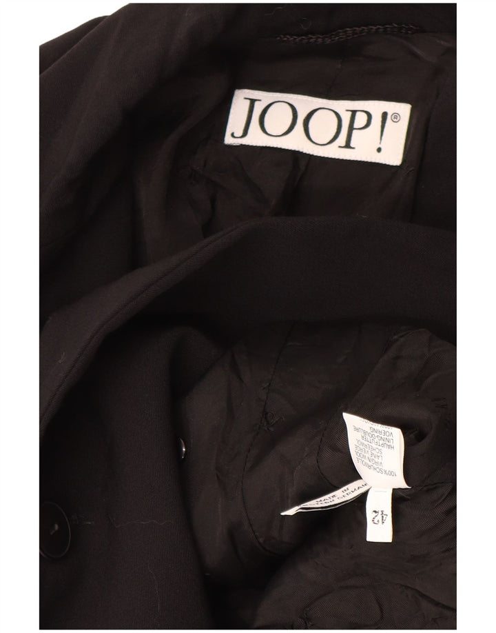 Giacca Blazer Doppiopetto Donna Joop IT 42 Media Nera Lana Vergine