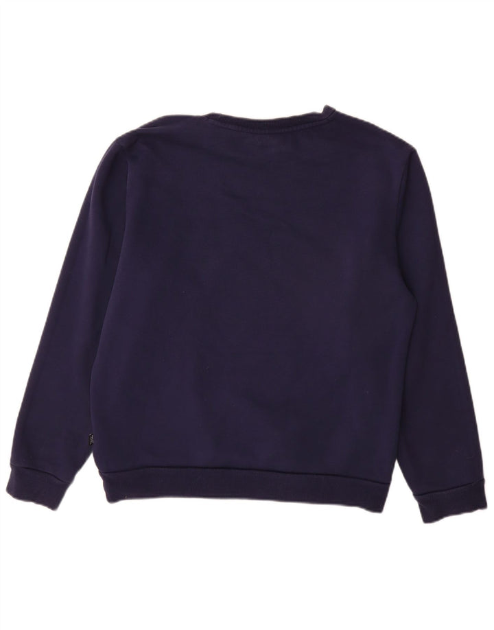 PUMA Felpa da uomo Maglione piccolo blu navy in cotone