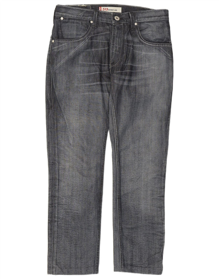 Levi's Uomo 513 Jeans Skinny W32 L27 Blu