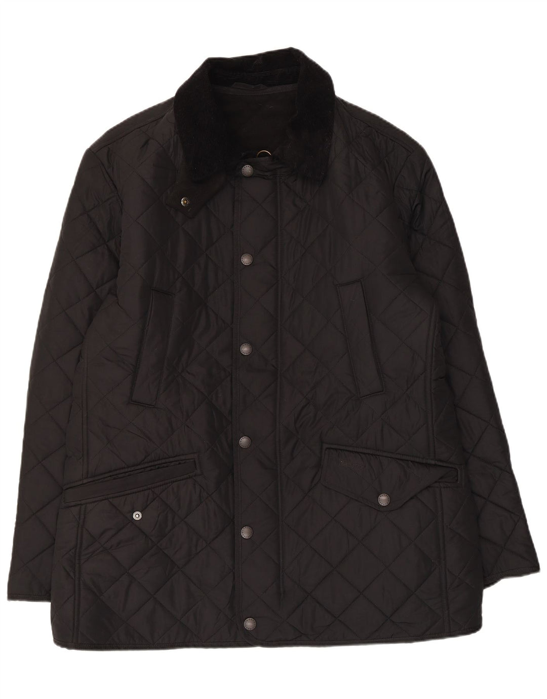 Giacca trapuntata da uomo Barbour UK 40 grande poliestere nero