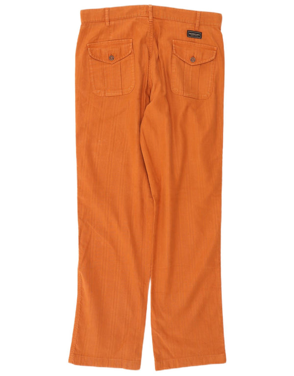 Pantaloni casual da uomo Marlboro Classics IT 50 Large W34 L32 Gessato arancione