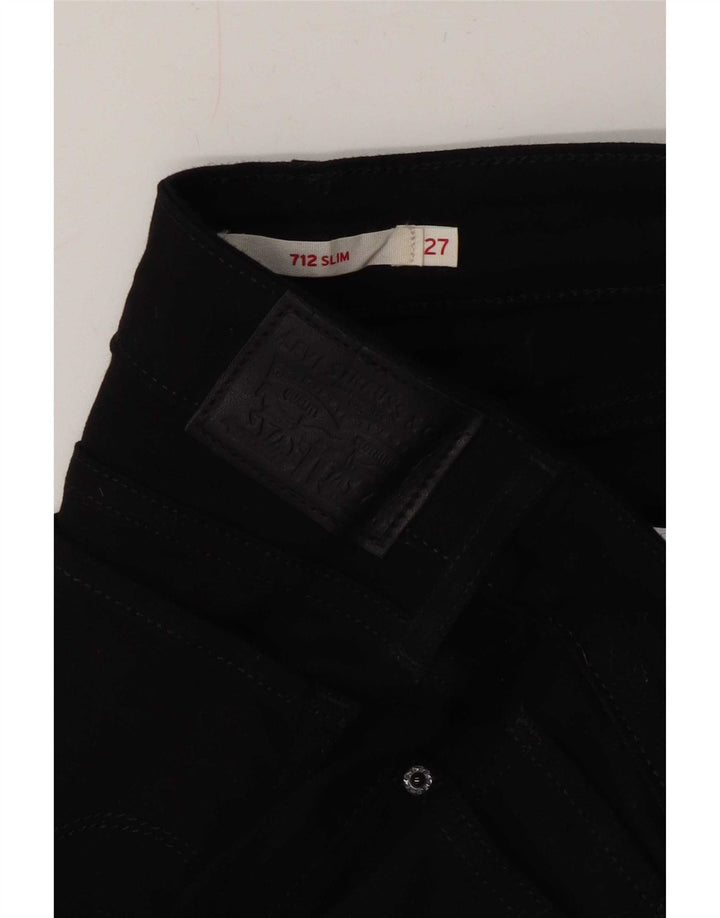 Jeans Levi's 712 Slim da donna W27 L26 neri