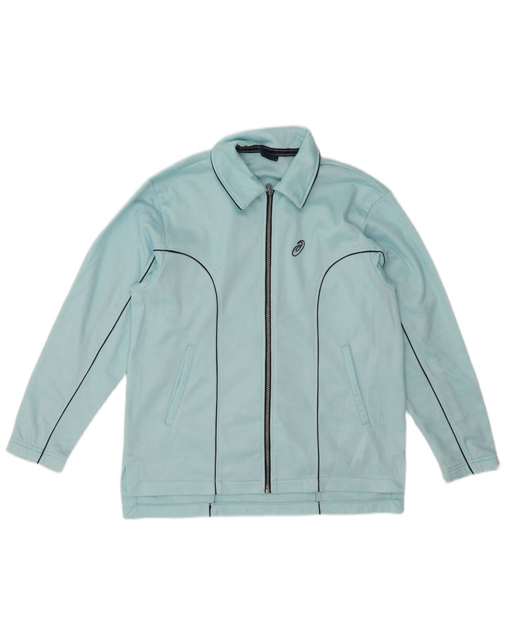 Giacca da ginnastica ASICS da uomo, taglia grande, blu