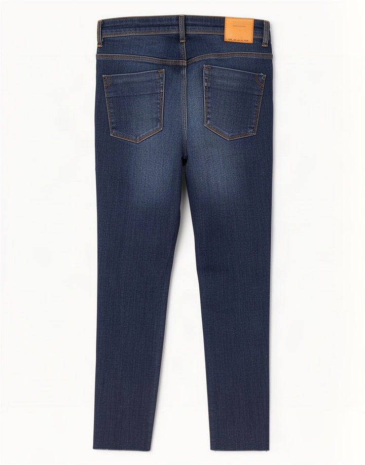 Jeans dritti da donna Zara EU 40 medi W30 L27 Blu