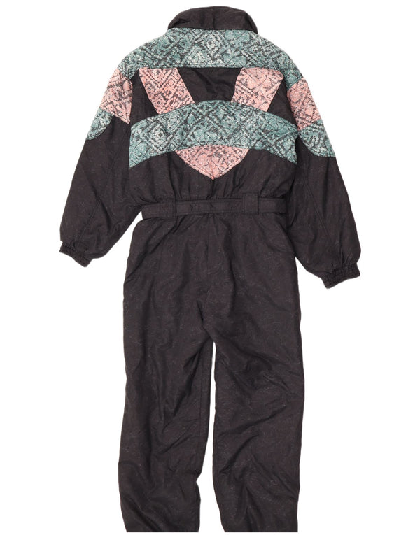 Tuta da sci da donna Fila IT 48 XL Colore nero a blocchi Poliamide