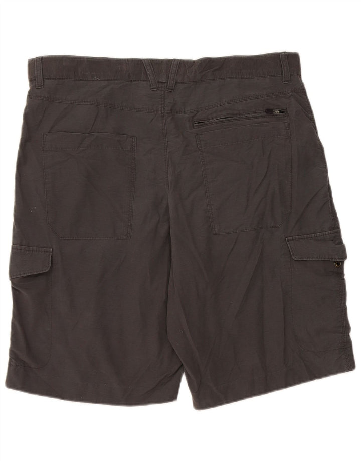 Pantaloncini cargo da uomo Marks & Spencer W34 grandi in cotone grigio
