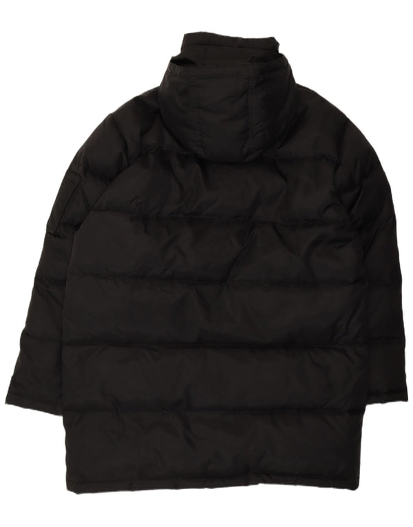 Cappotto imbottito con cappuccio da uomo Pearlwood IT 54 XL Nero Poliammide