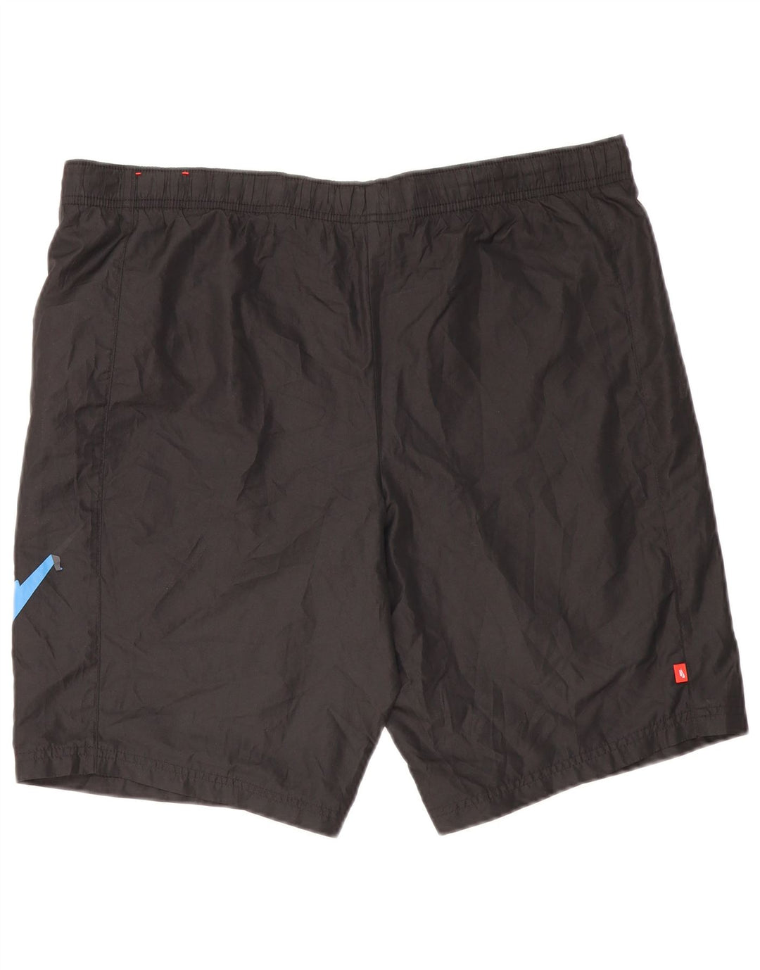 Pantaloncini sportivi Nike da uomo con grafica, grandi, in poliestere nero