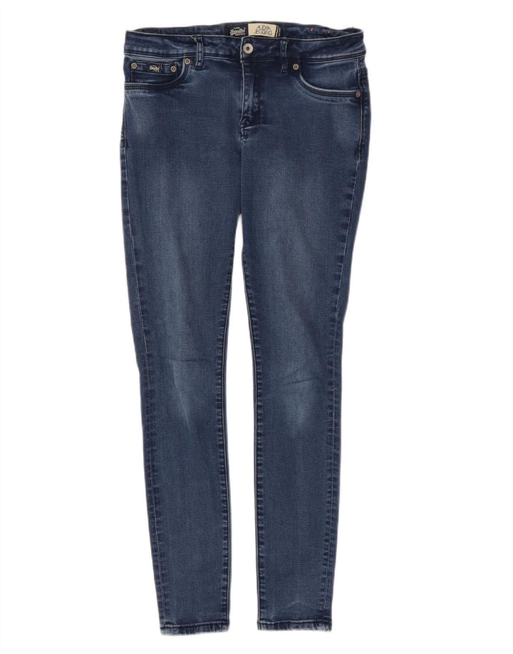 Jeans skinny Jegging Alexia da donna SUPERDRY W30 L32 cotone blu