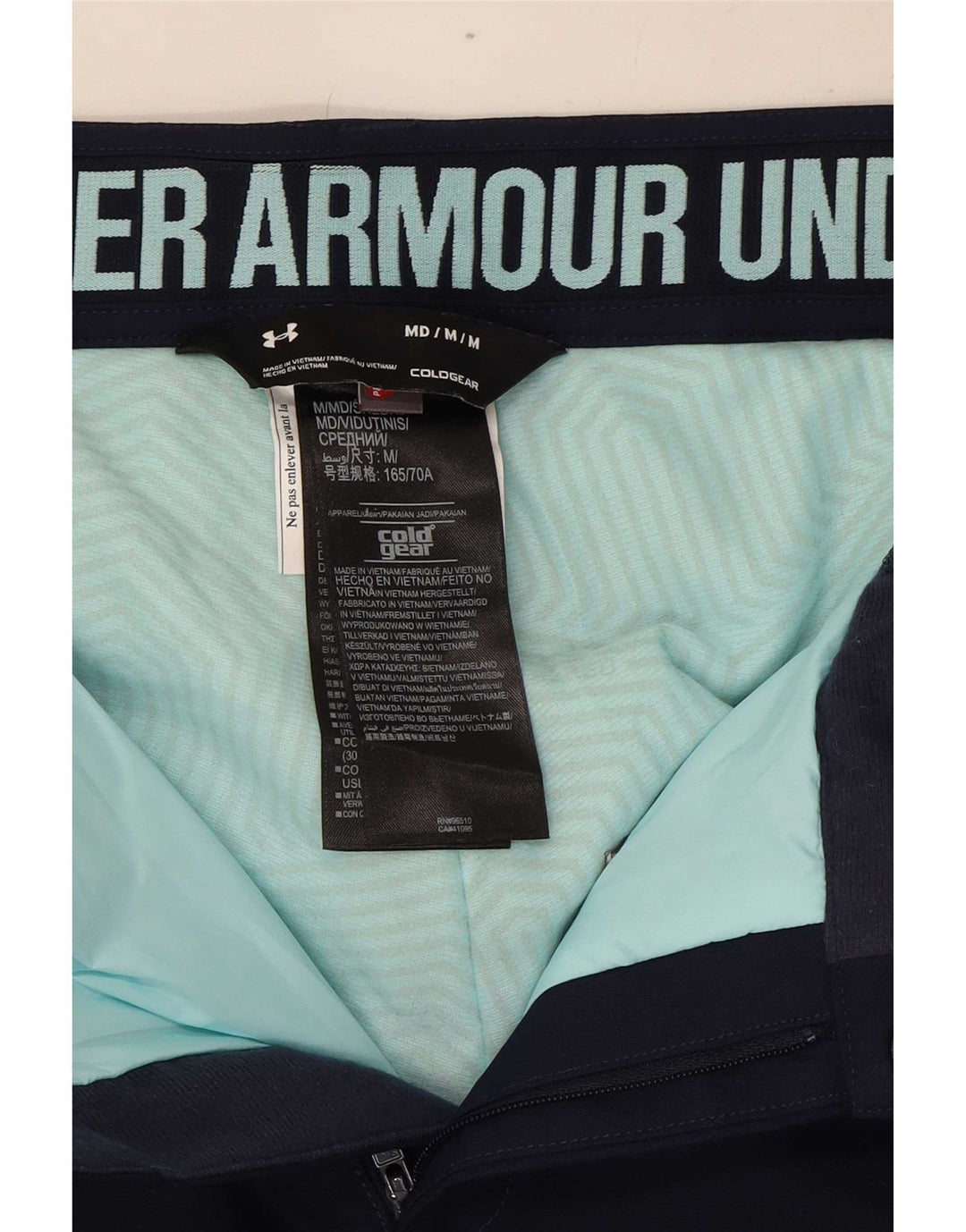 Pantaloni da sci Under Armour da donna Cold Gear UK 14 medio blu navy