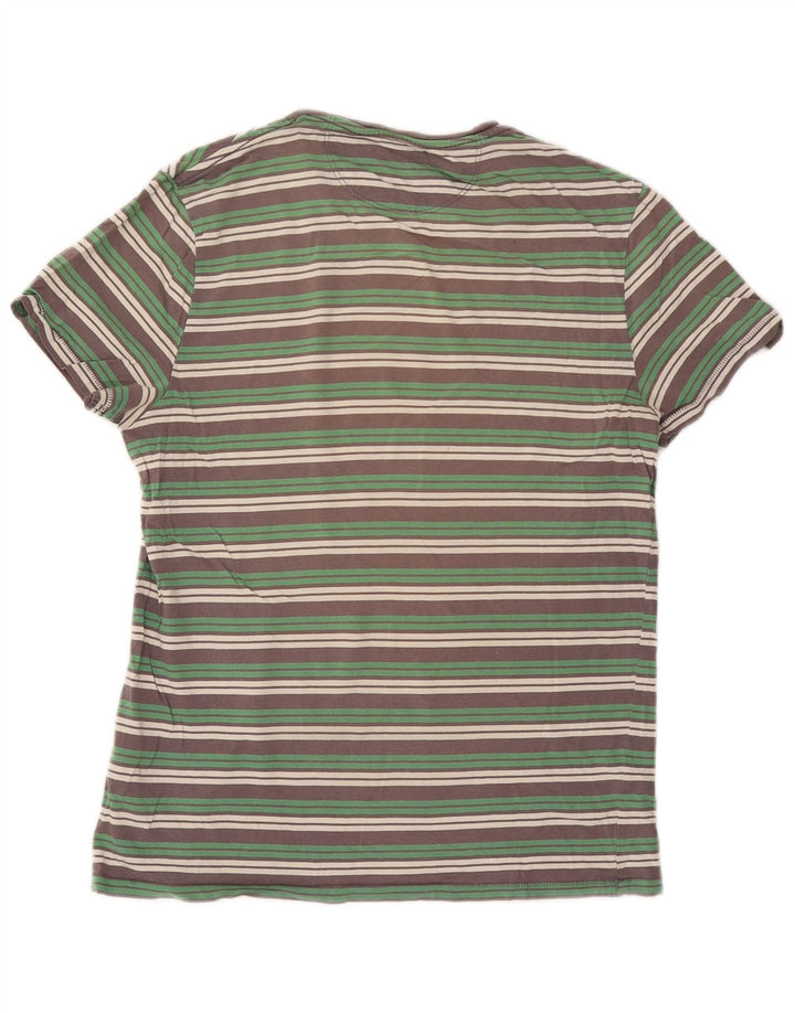 T-shirt da uomo Levi's Top in cotone a righe verde medio